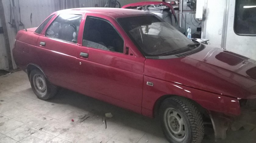 Ваз 2110 вишневая