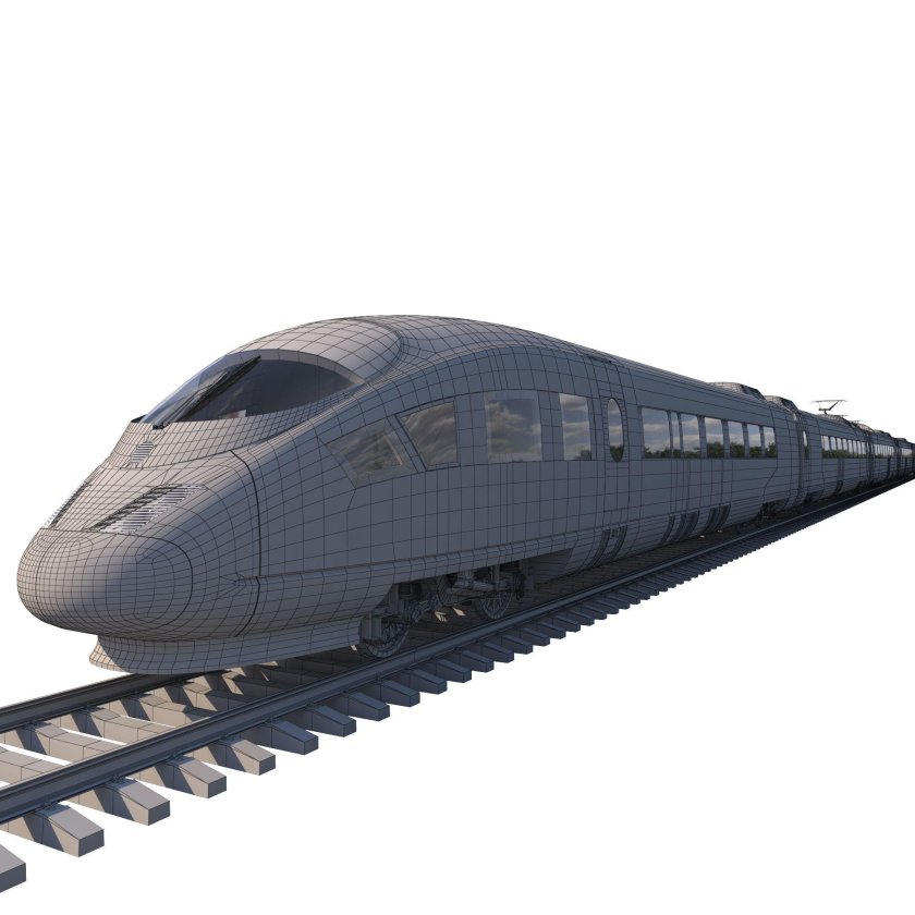 Siemens Train 3d model