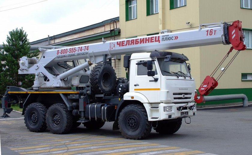 Кран КАМАЗ Челябинец 16 тонн