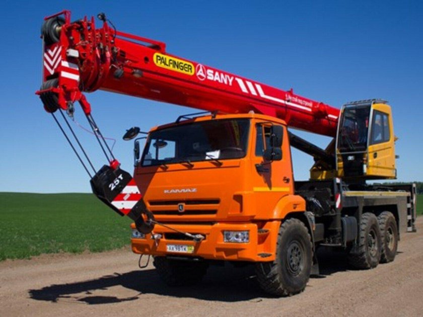 Автокран Palfinger sany КАМАЗ