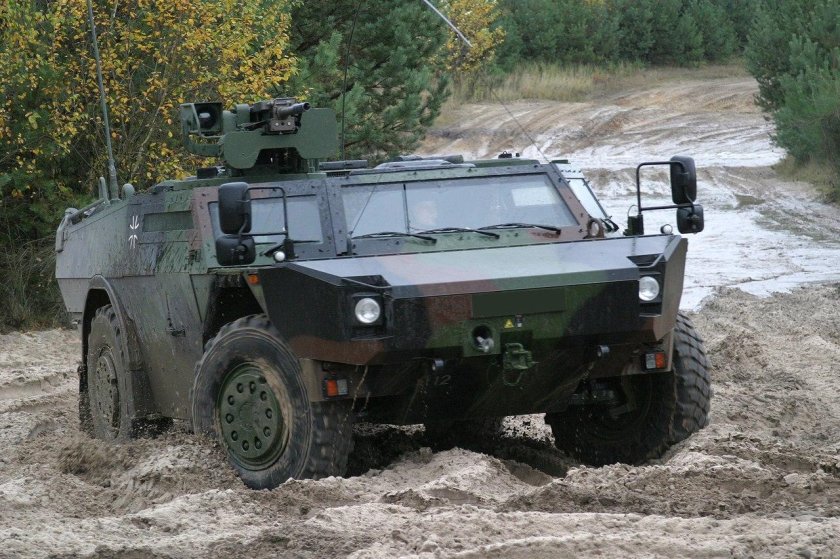 Fennek vehicle