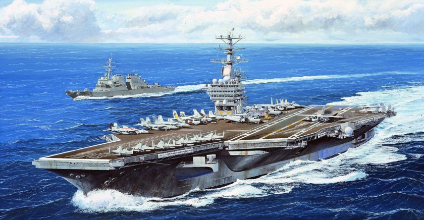 Американский авианосец Нимиц