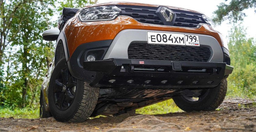 Силовой бампер риф на Дастер 2021