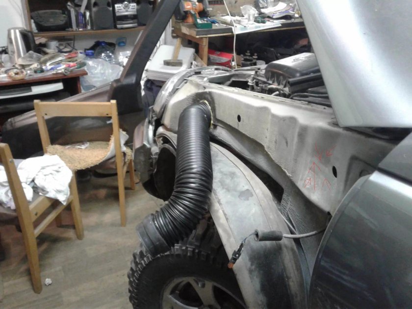 Шноркель на Шевроле ниву