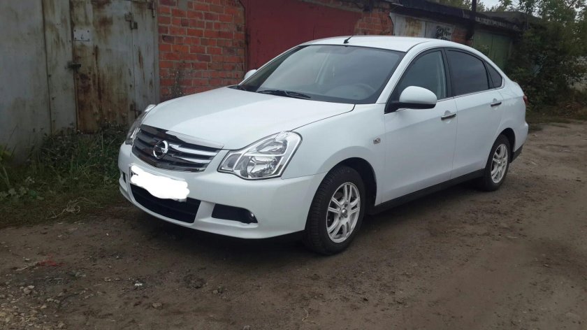 Ниссан Альмера g15 белая