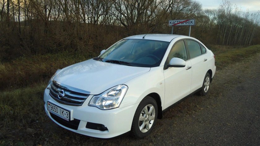Ниссан Альмера белая