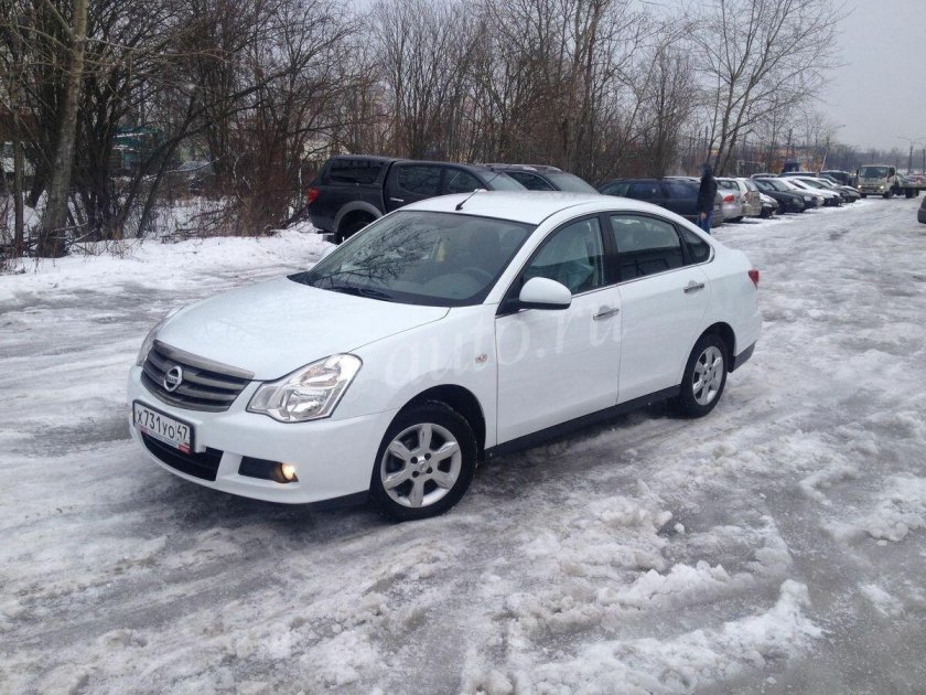 Ниссан Альмера белая