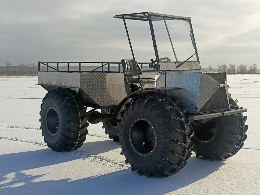 Вездеход на шинах низкого давления