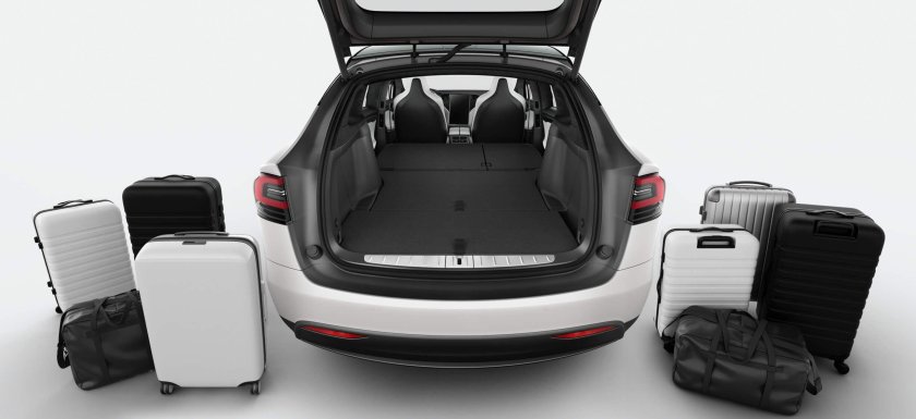 Tesla model x багажник