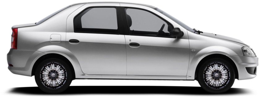 Рено Логан сбоку