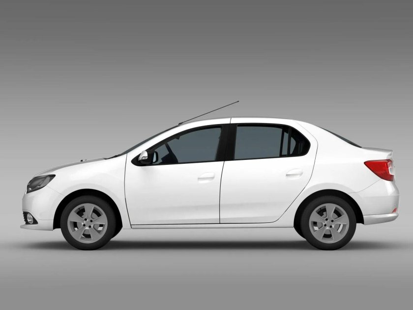 Рено Логан 2015 белый