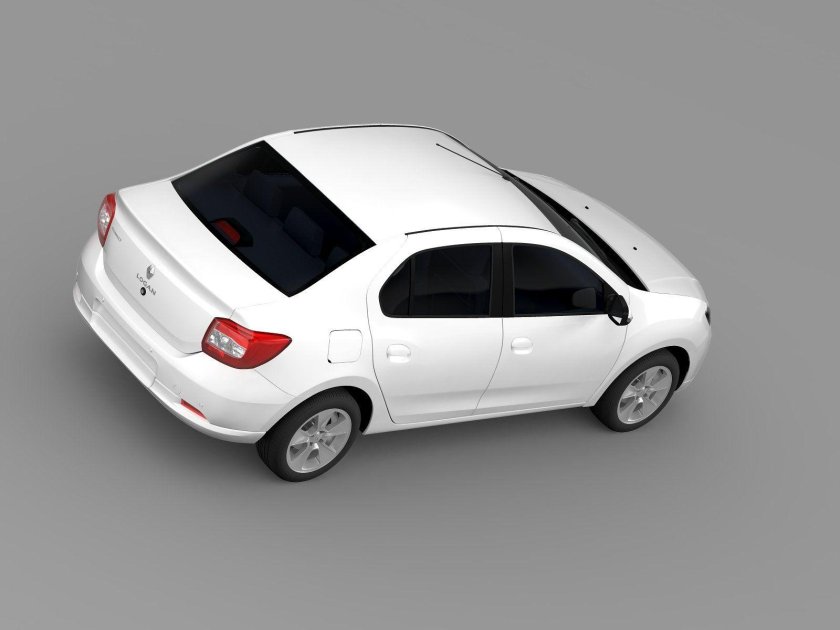 Рено Логан 3d модель