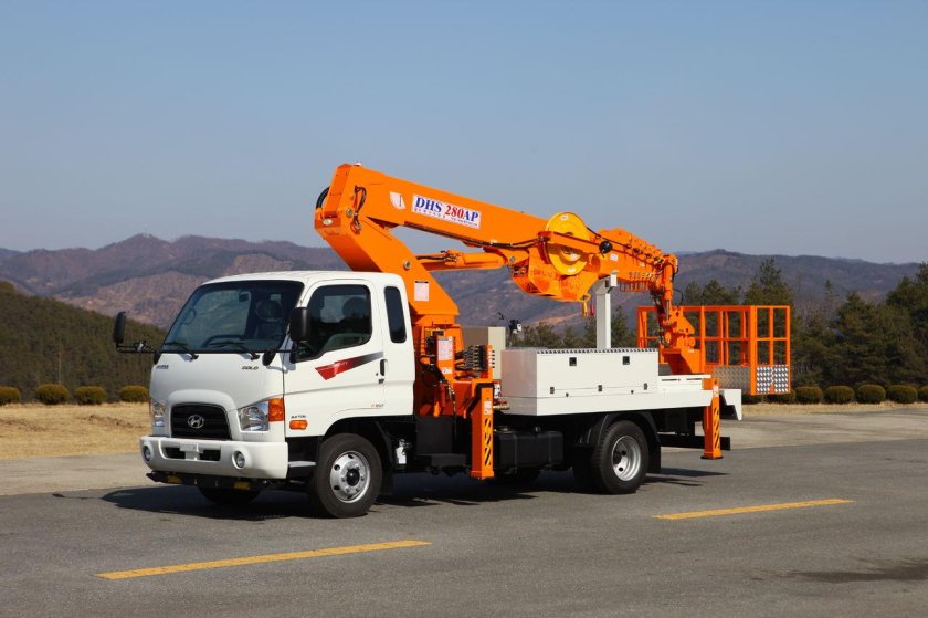 Автовышка Isuzu 22 метра - телескопическая