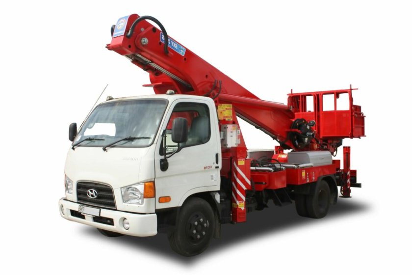 Автовышка телескопическая Хендай 28м