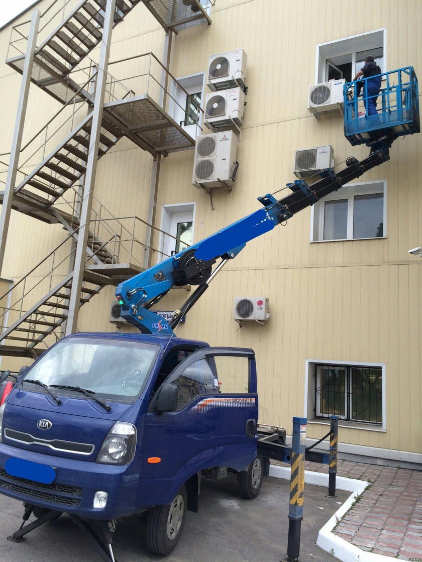 Kia Bongo 3 автовышка