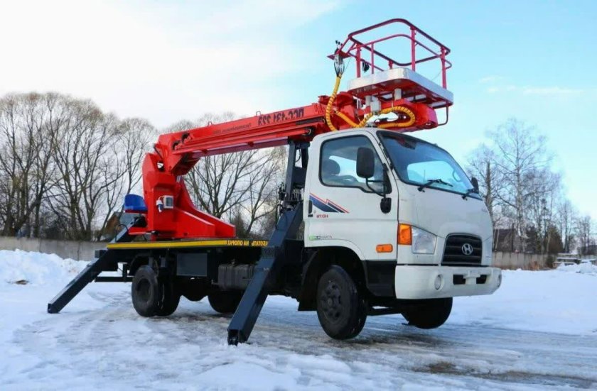 Телескопическая автовышка ПСС-131.22Э