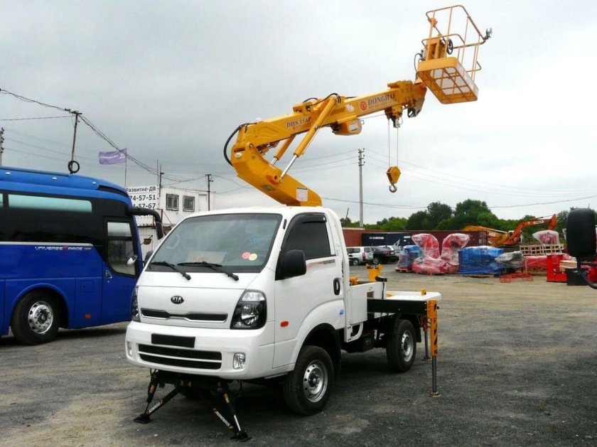 Kia Bongo 3 автовышка