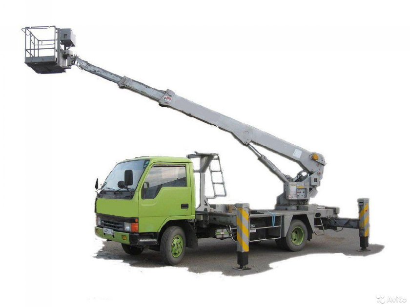 Автовышка Isuzu 22 метра - телескопическая