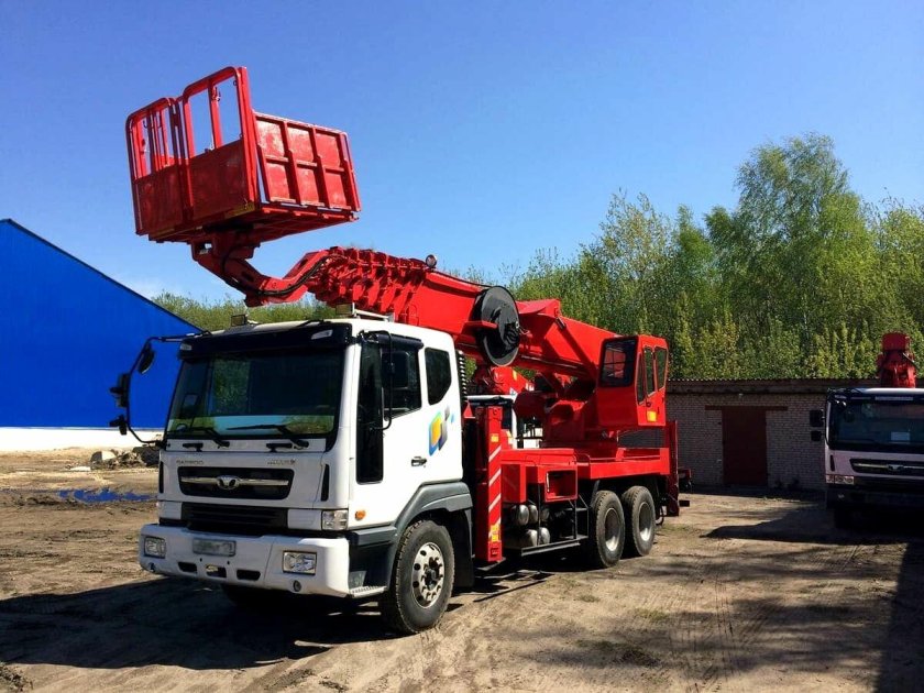 Автовышка 75 метров Horyong-750f