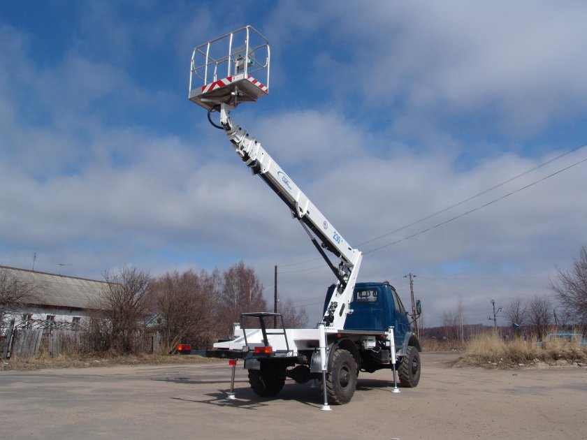 Автовышка 18 метров на базе газели