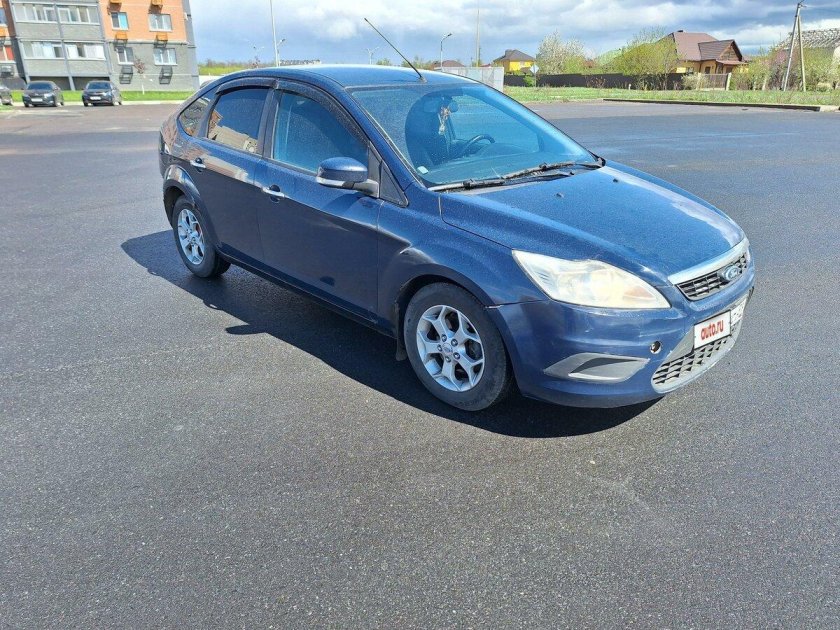 Форд фокус 2 рестайлинг седан синий