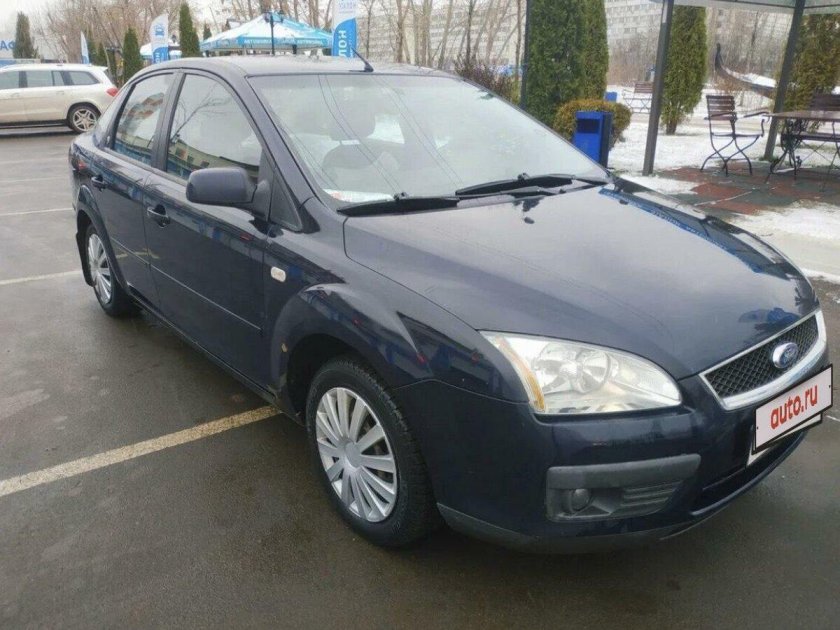 Форд фокус 2 синий седан 2006