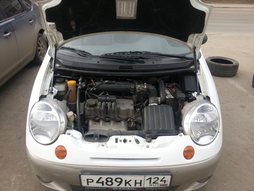 Daewoo Matiz подкапотное 1.0