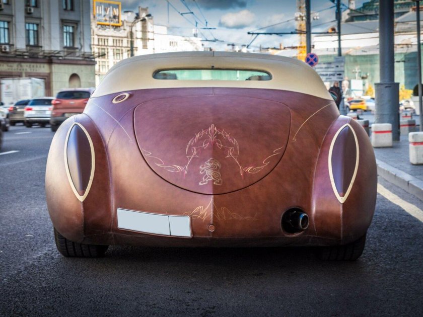 Автомобиль из бизоньей кожи