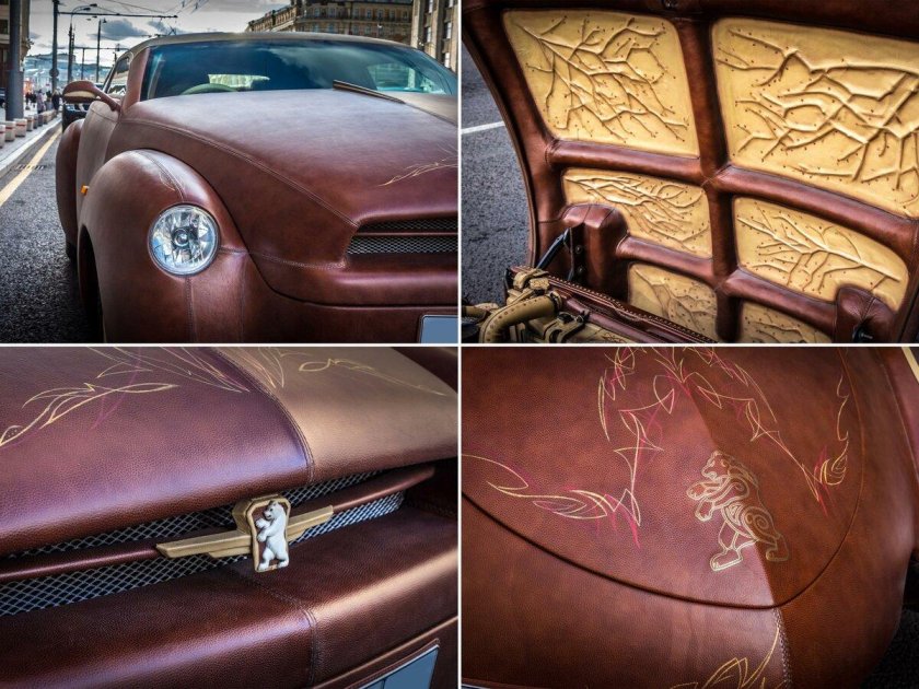 Toyota Crown кожа бизона