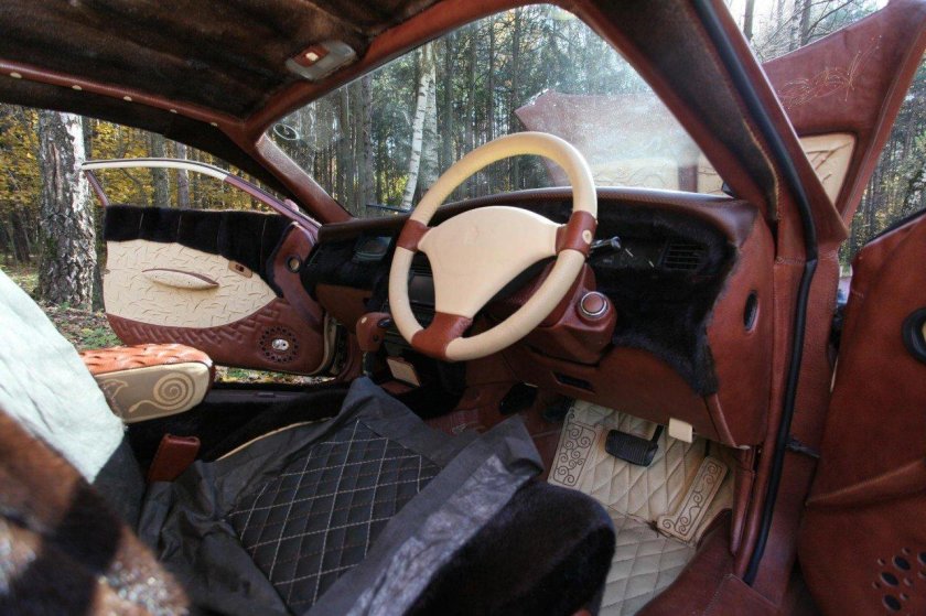 Toyota Crown кожа бизона