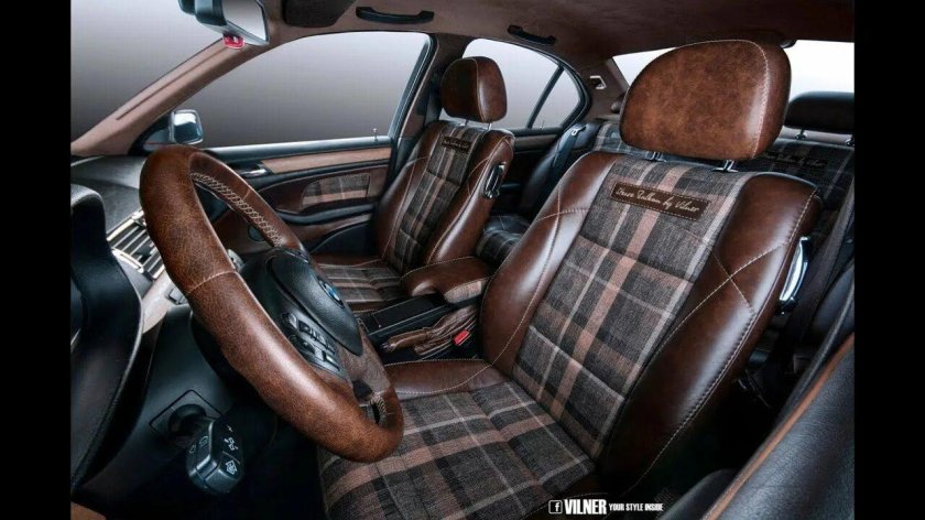 БМВ е46 коричневый салон