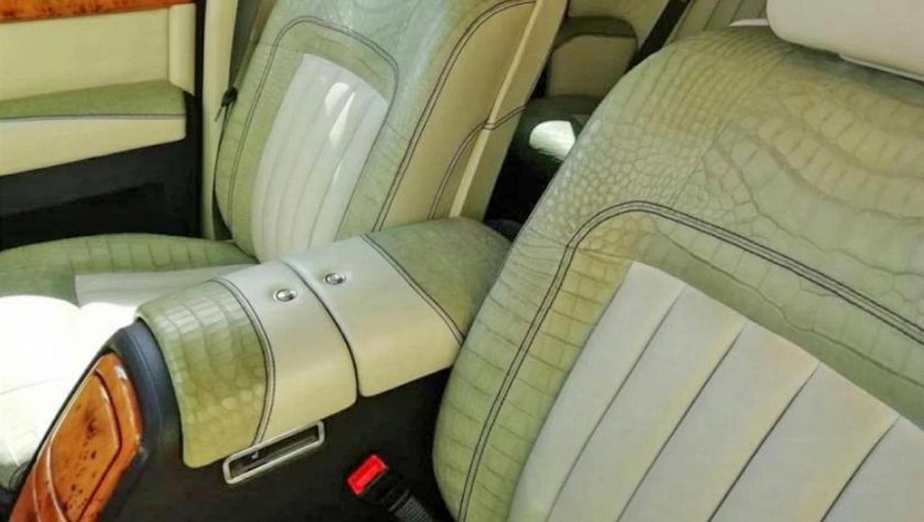 Кожаный салон Роллс Ройс