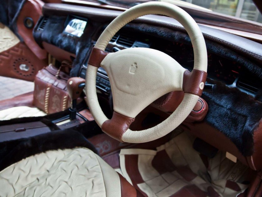 Toyota Crown кожа бизона