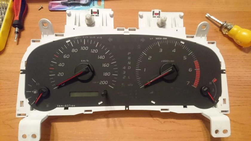 Prado 120 приборная панель