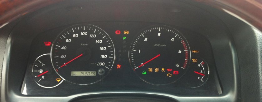 Prado 120 приборная панель