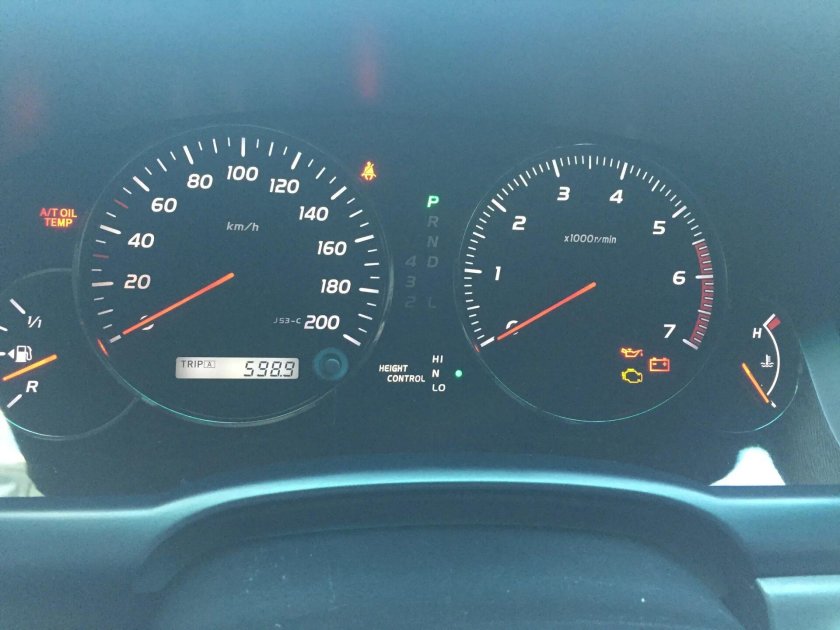 Тойота ленд Крузер 100 щиток приборов