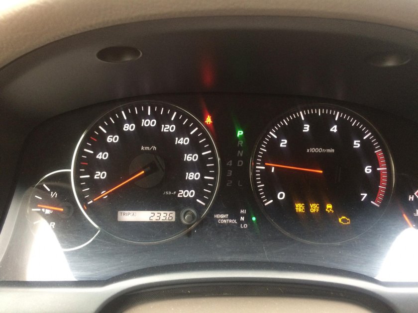 Prado 120 приборная панель