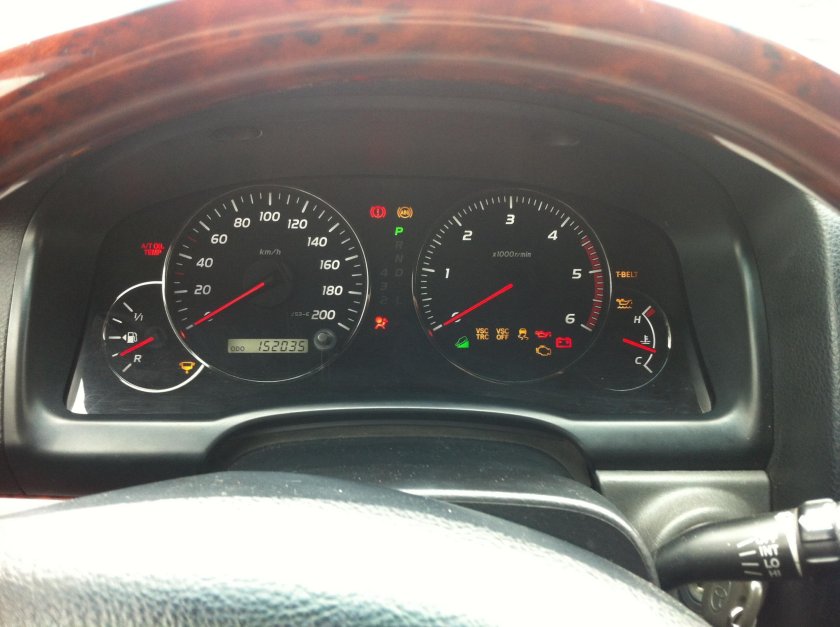 Prado 120 приборная панель