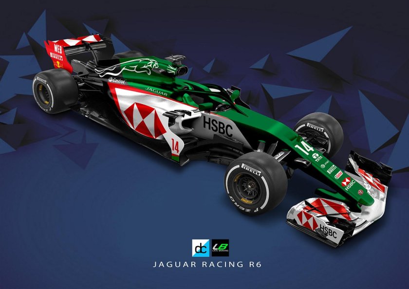 Jaguar f1 Concept livery
