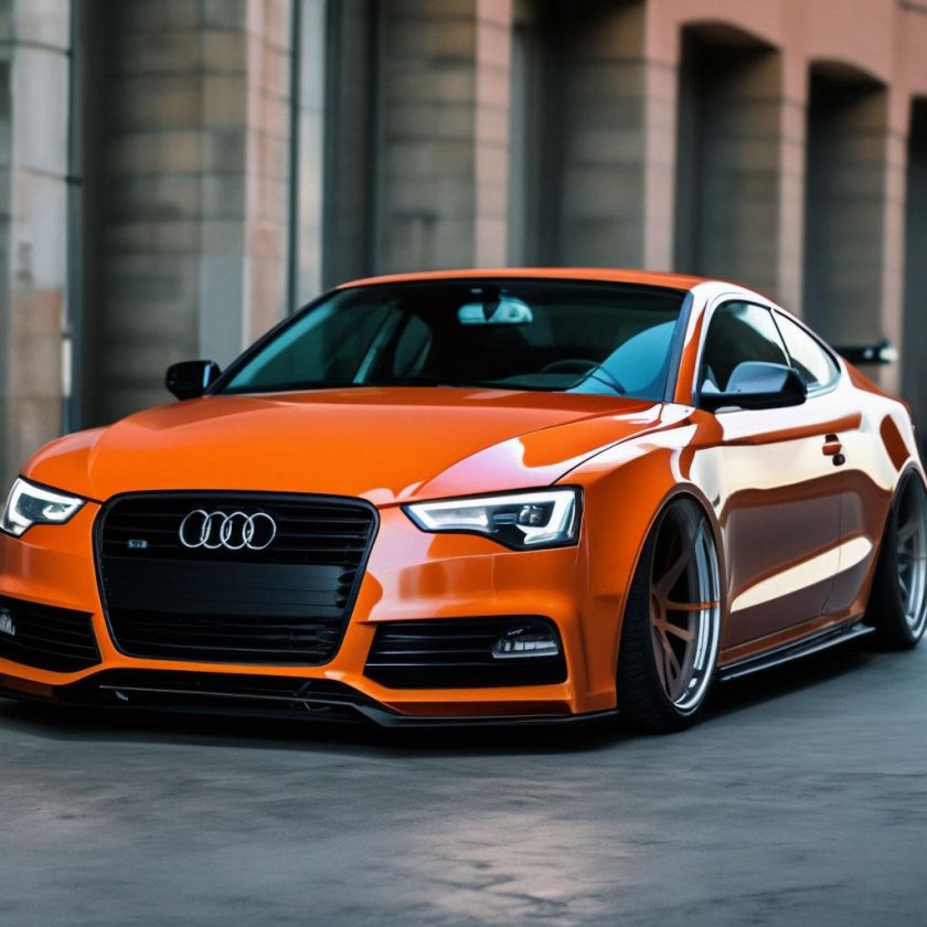 Ауди а5 купе зеленая