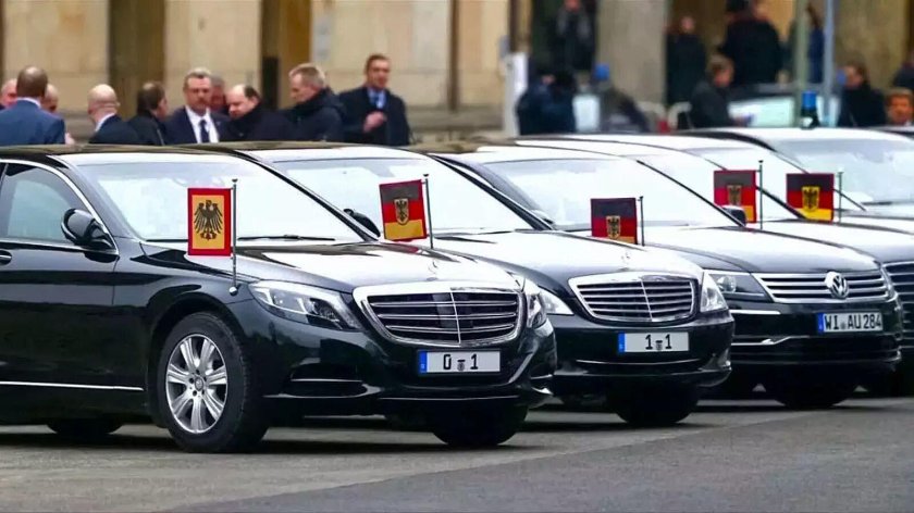 Мерседес канцлера Германии