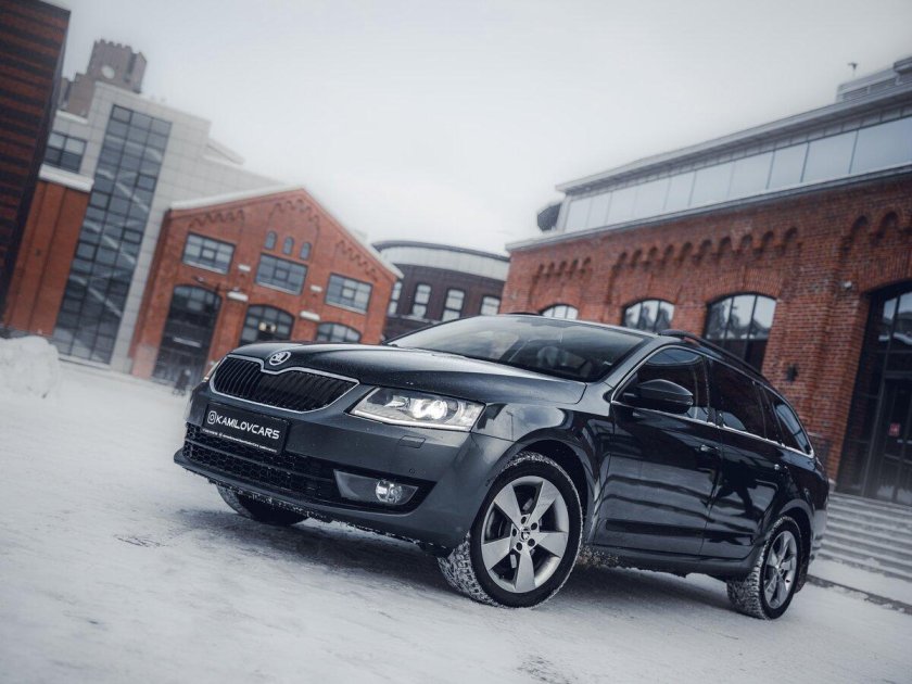 Серая шкода октавия