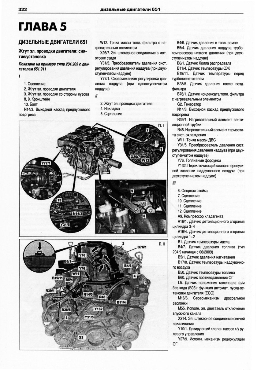 Номер ДВС Мерседес GLK 220