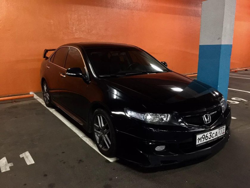 Honda Accord 2007 2.4 черная