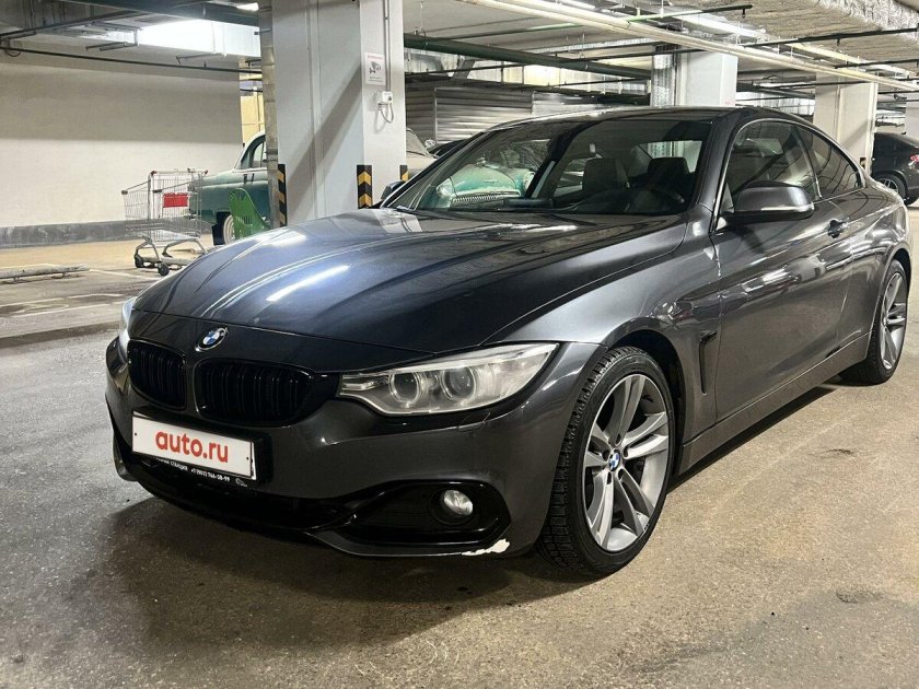 Серая бмв
