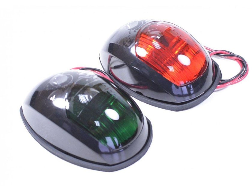 Комплект бортовых навигационных светодиодных огней "Акулий глаз"