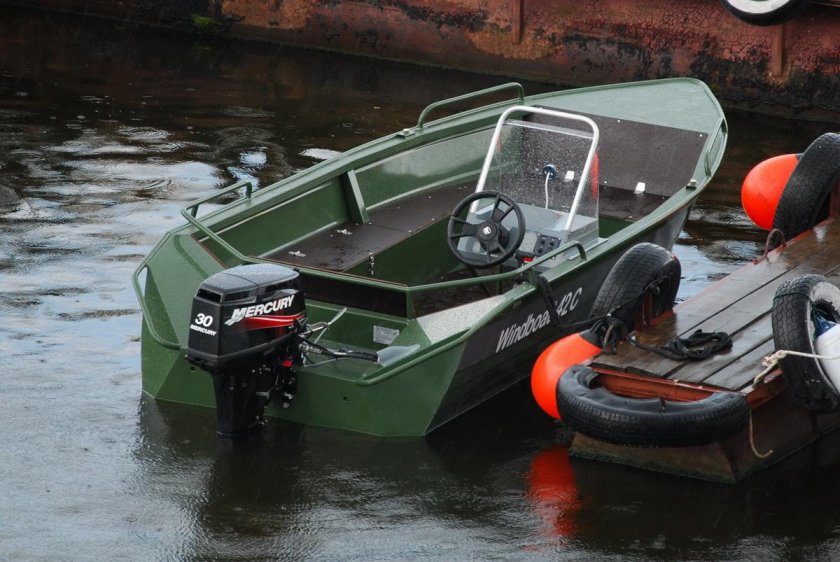 Алюминиевая лодка Windboat 42c