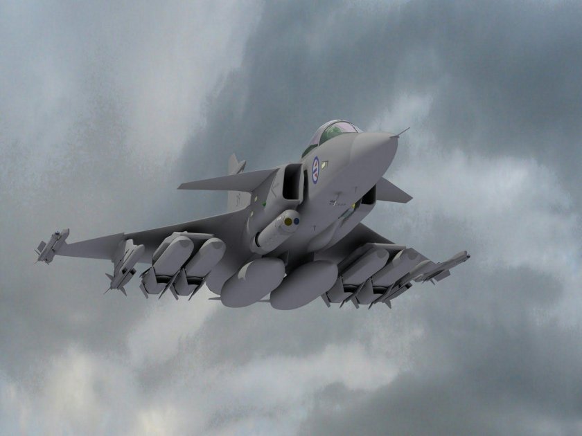 Истребитель Saab Jas 39 Gripen