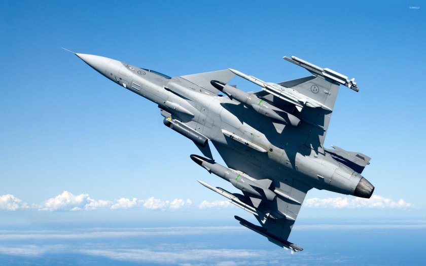 Шведский истребитель gripen
