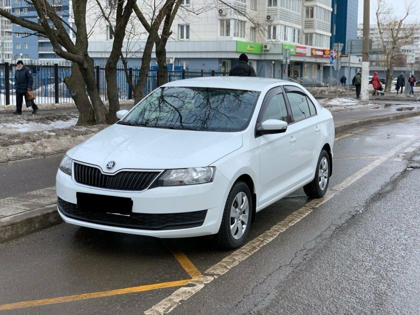 Шкода рапид 2017 белый